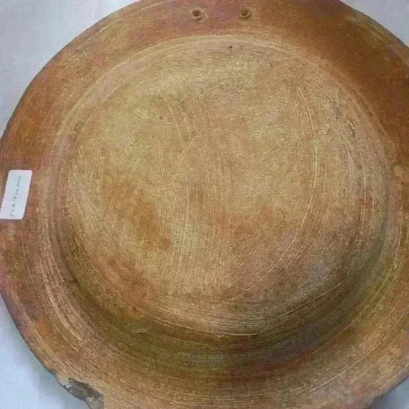 Kokopelli fertility music art wall hanging mexico handmade ceramic large - Picture 2 of 16